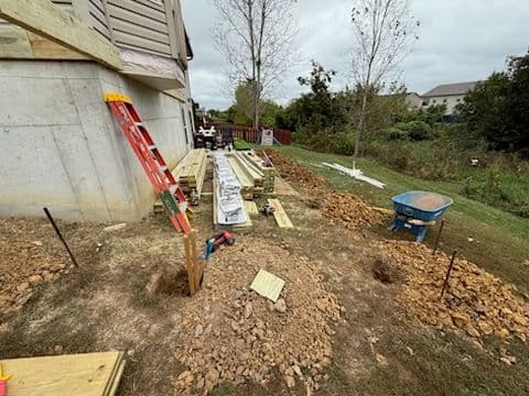 New Deck Construction in Wentzville with LT's Pressure Washing image