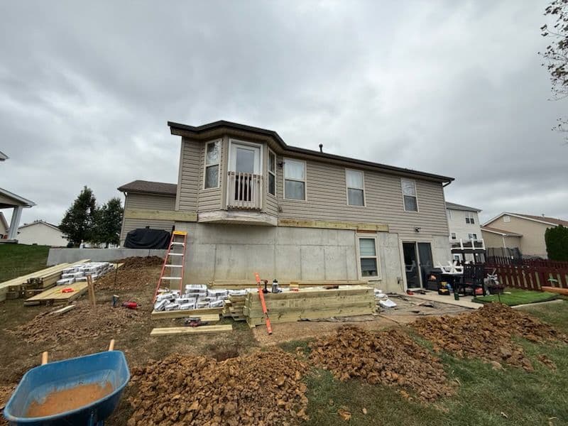 Gallery photos for New Deck Construction in Wentzville with LT's Pressure Washing: Image #2