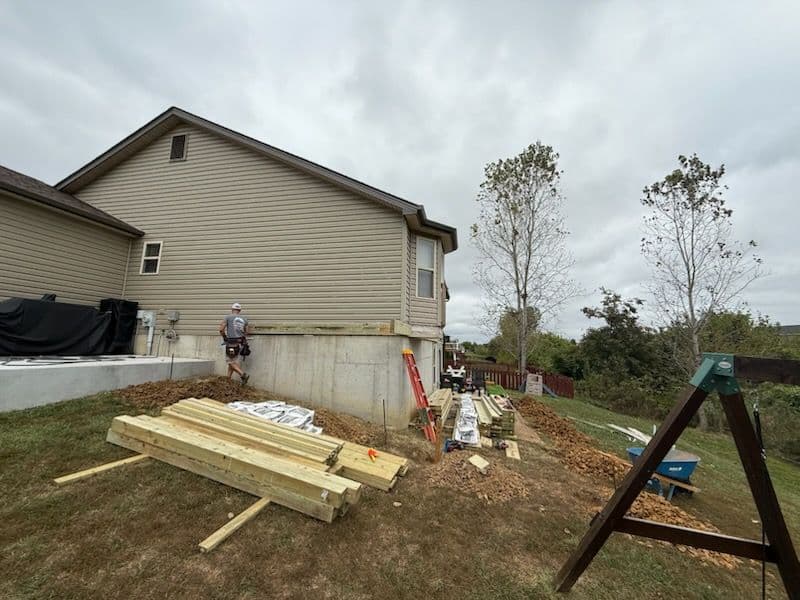 Gallery photos for New Deck Construction in Wentzville with LT's Pressure Washing: Image #3