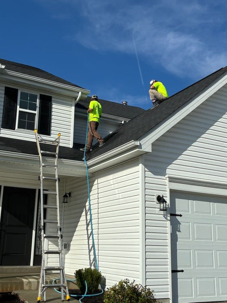 Gallery photos for Refreshing Roof Cleaning at a Wentzville Home: Image #2