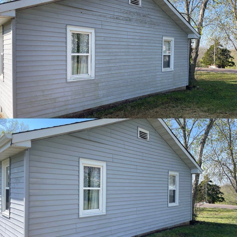 Gallery photos for House Wash and Gutter Cleaning in St. Clair, MO: Image #1
