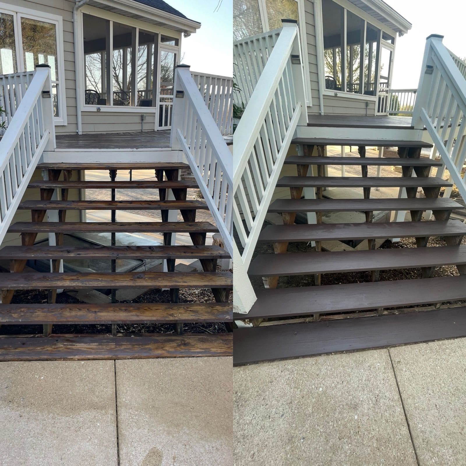 Project Transform Your Stairs with Expert Deck Staining image