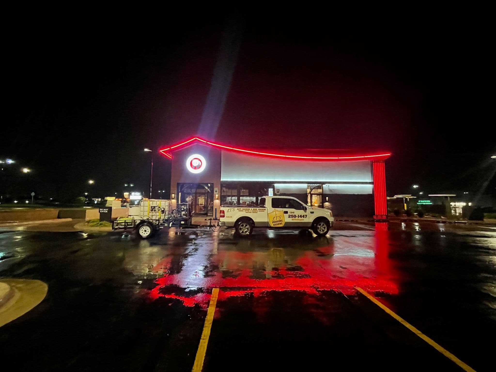 Project Transformative Pressure Washing at Wichita Panda Express image