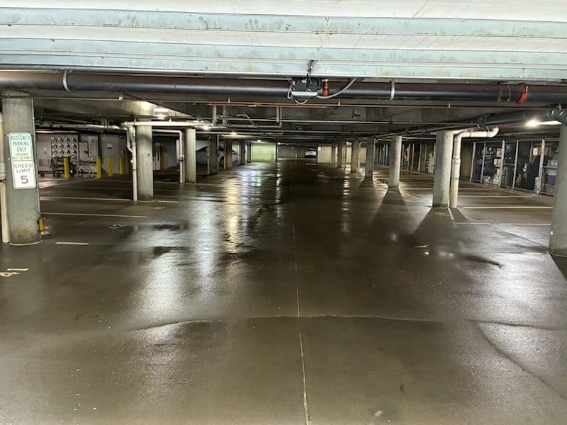 Gallery photos for Underground Garage Revitalization with Expert Pressure Washing: Image #1