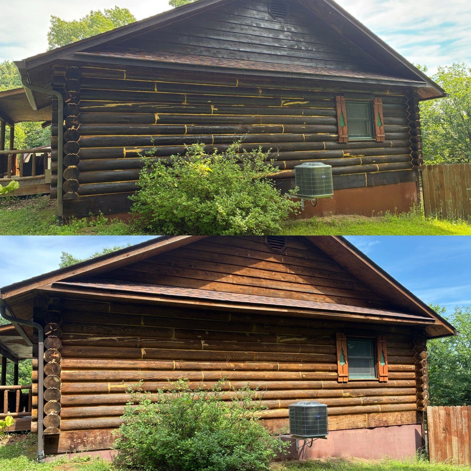 Transform Your Log Cabin With Soft Washing Expertise image
